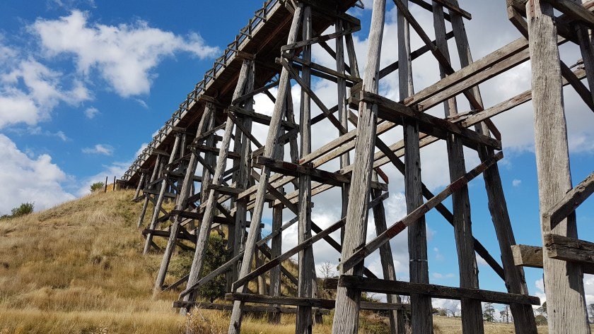 Nimmons Bridge from below