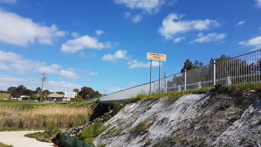 Castlemaine to Maldon Trail - bridge over Campbells Creek
