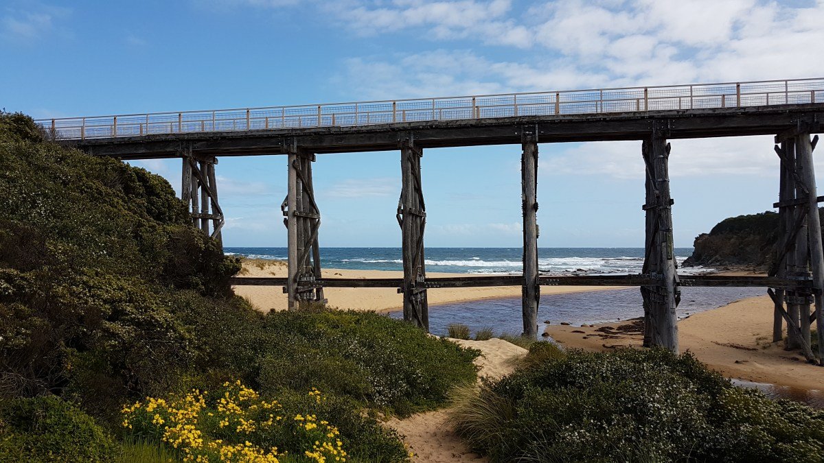 Bass Coast Rail Trail Woolamai to Kilcunda Trestle Bridge - Kilcunda Trestle Bridge