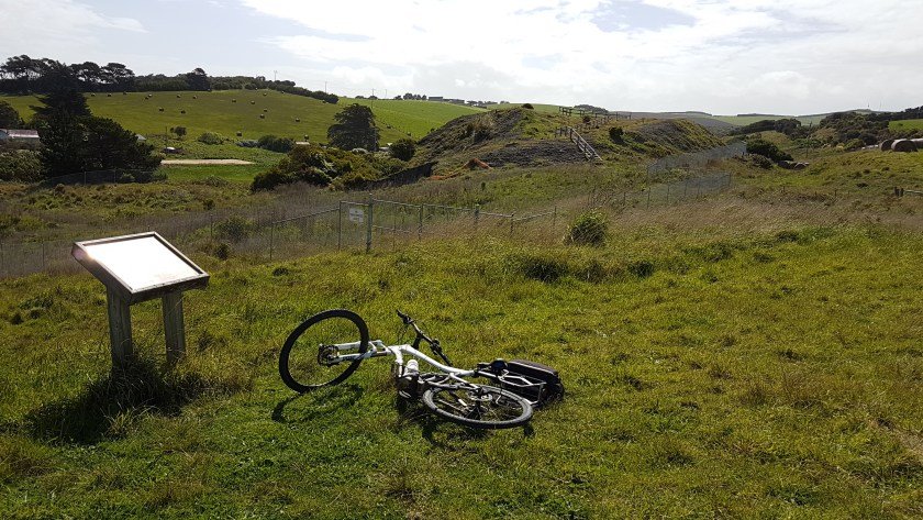 Bass Coast Rail Trail Woolamai to Kilcunda Trestle Bridge - Ruins of Mitchell's Black Coal Mine