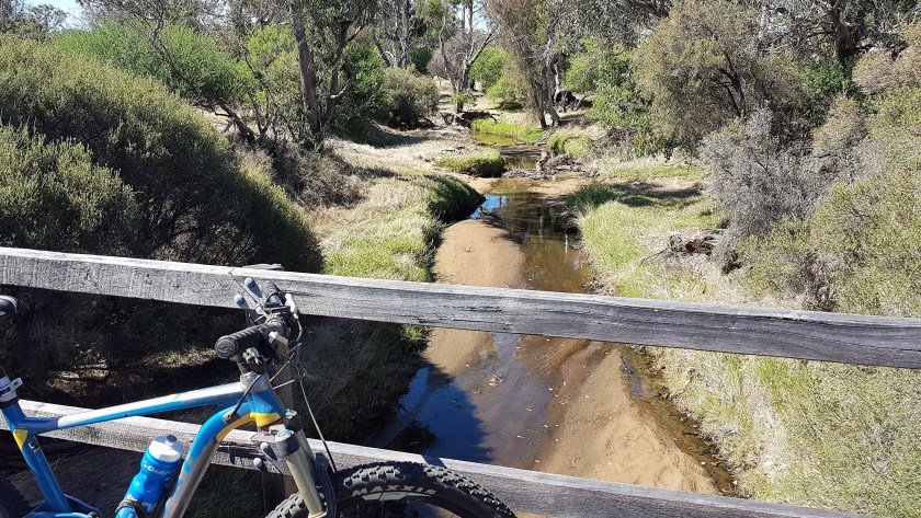 Collie Darkan Rail Trail - bridge at James Crossing