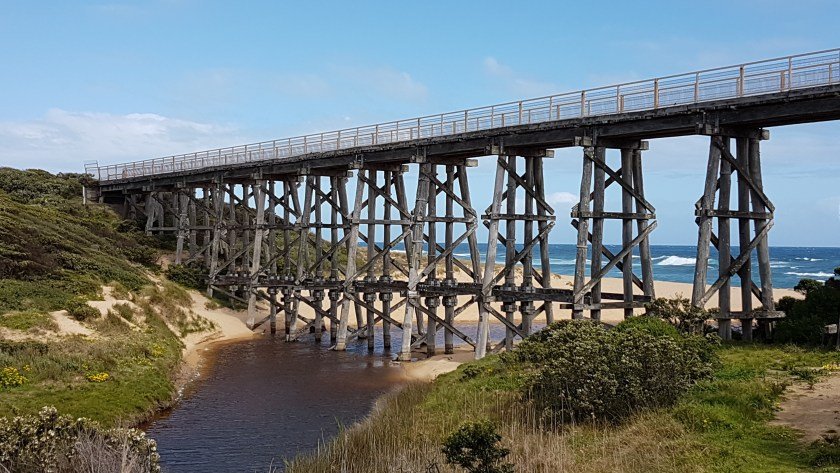 Bass Coast Rail Trail Wonthaggi to Kilcunda Trestle Bridge