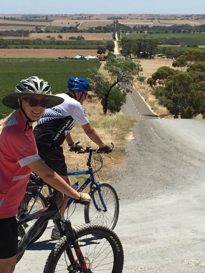 Cycling Barossa Backroads - Rifle Range Road by Di Cuthbertson