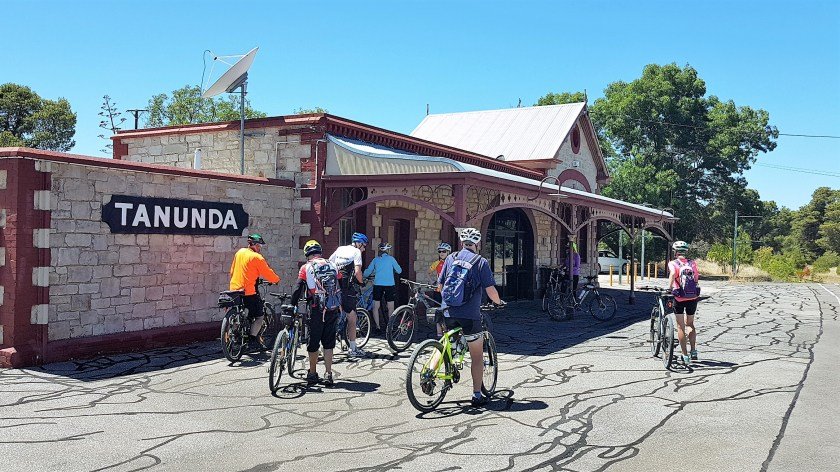 Cycling Barossa Backroads - Tanunda Railway Station