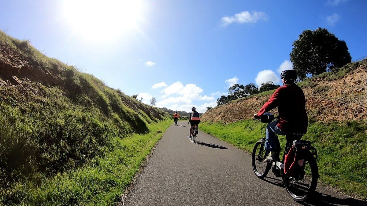 Coast to Vines Rail Trail near McLaren Vale