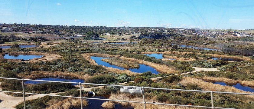 Onkaparinga Wetlands - view from the train
